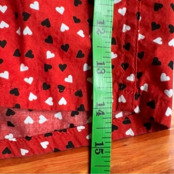 J. CREW Heart Print Boxer Shorts - Red, Medium (32-34) | 100% Cotton - Picture 7 of 9